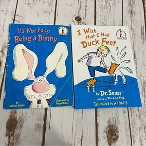 Dr Seuss I Wish I Had Duck Feet It’s Not Easy Being a Bunny Books‎  Book Easter